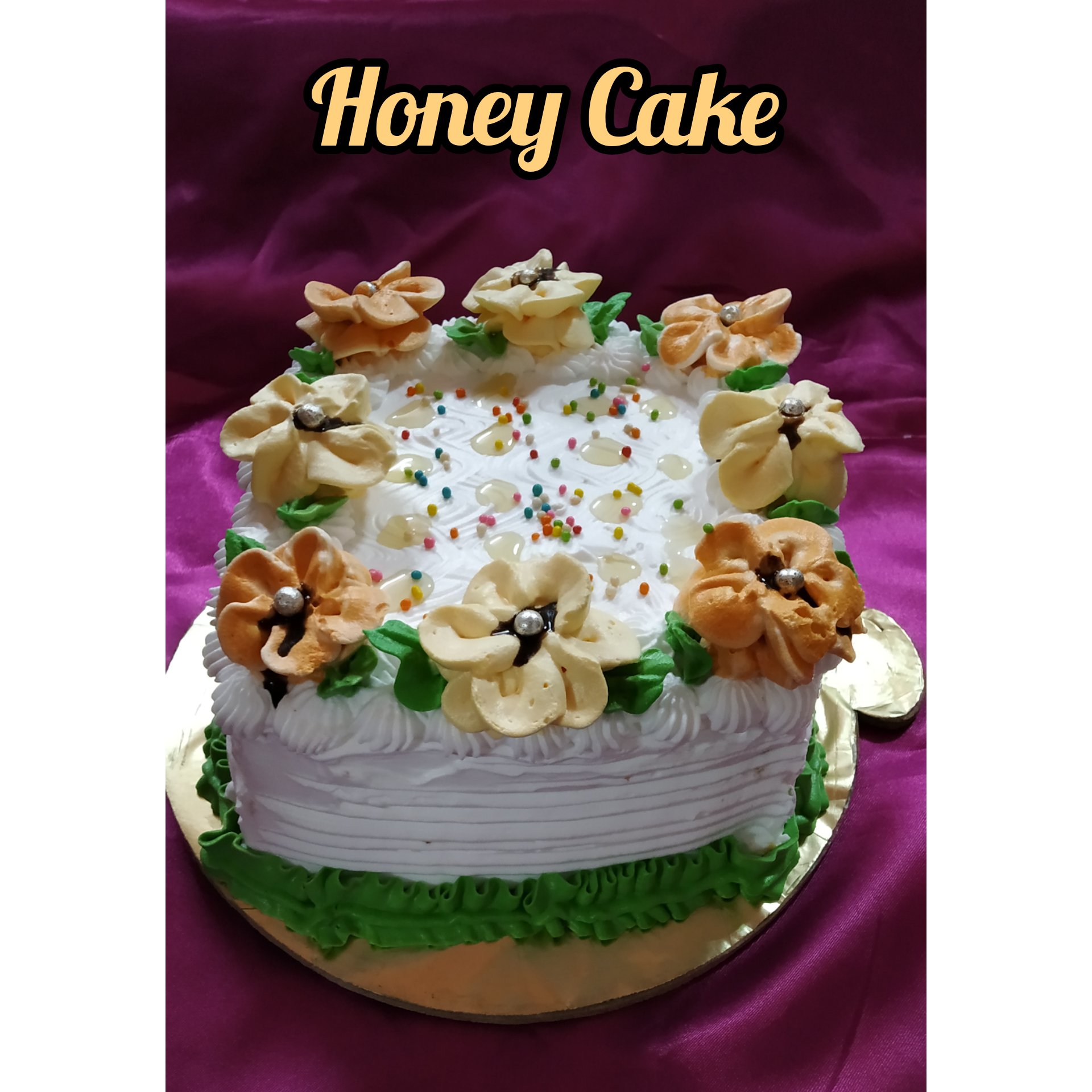 Honey Birthday Cake – Shreem Sweets and Bakery | Thanjavur | Tamilnadu |  India.