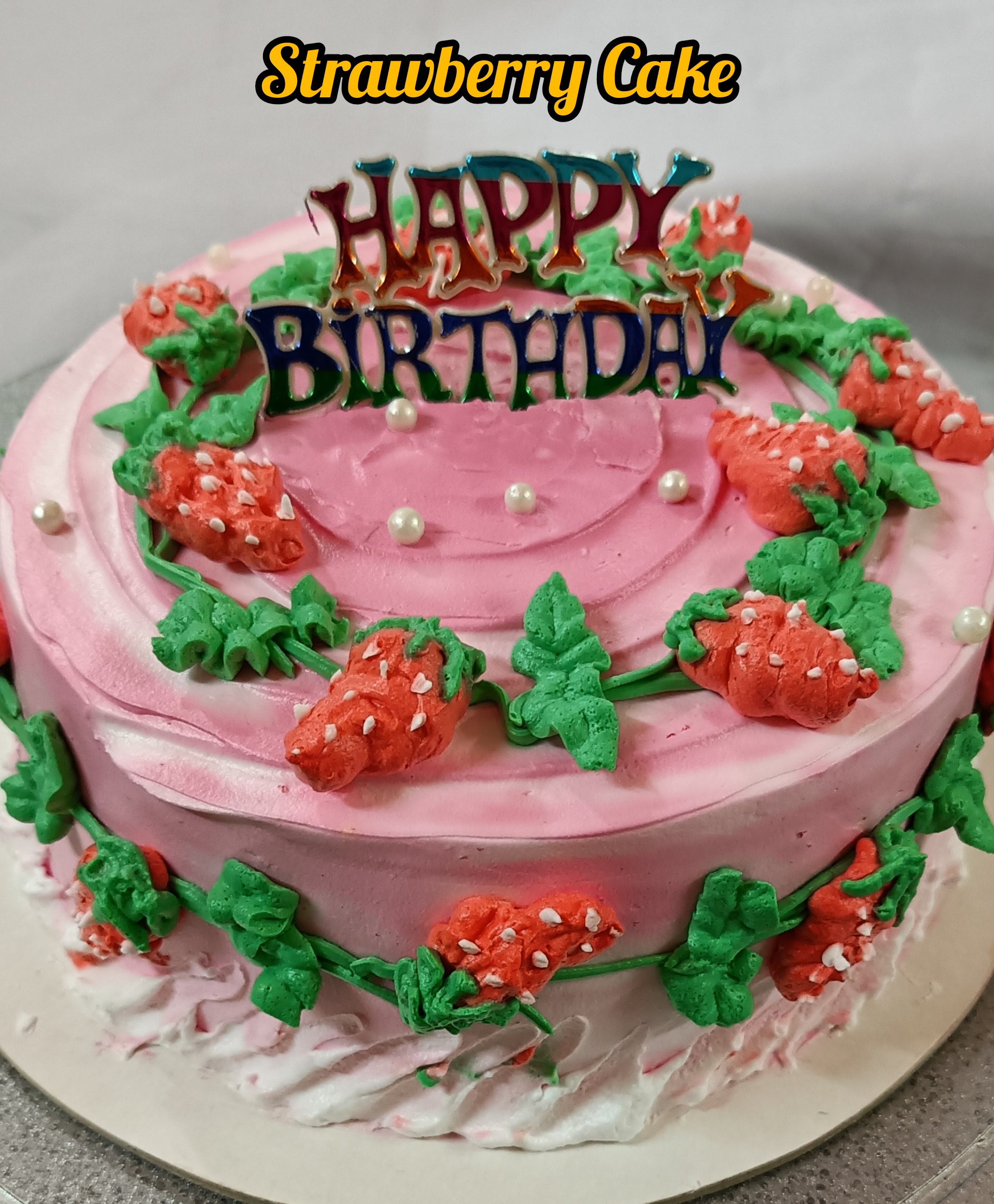 Designer Rosy Chocolate Cake- 1 Kg : FlowersCakesOnline.com