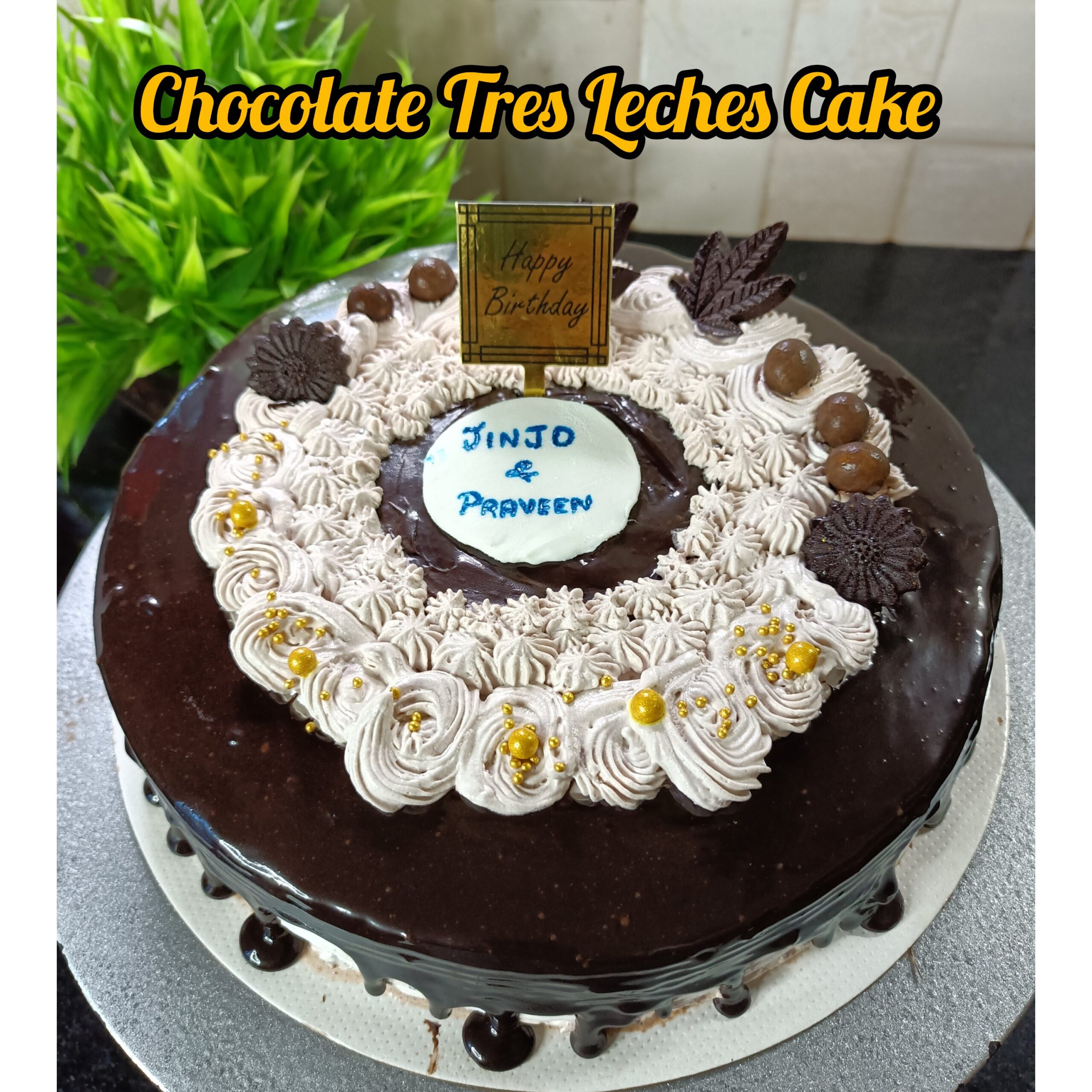 Chocolate Tres Leches Cake | Eggless & Without Oven | Yummy Recipe -  Samsung Food