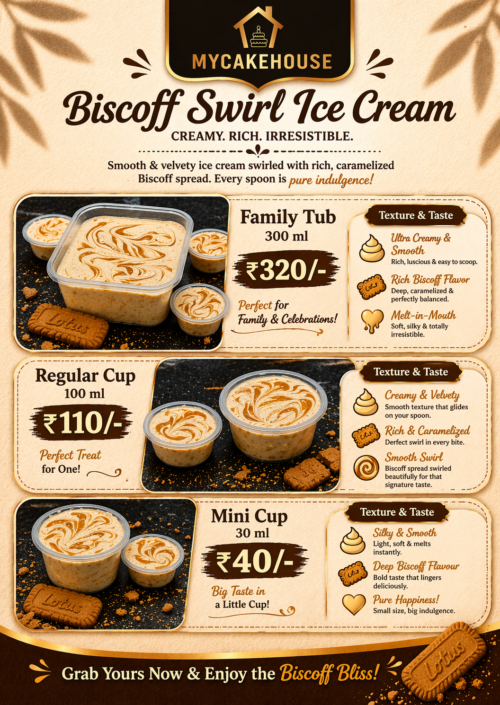 Biscoff Swirl Icecream