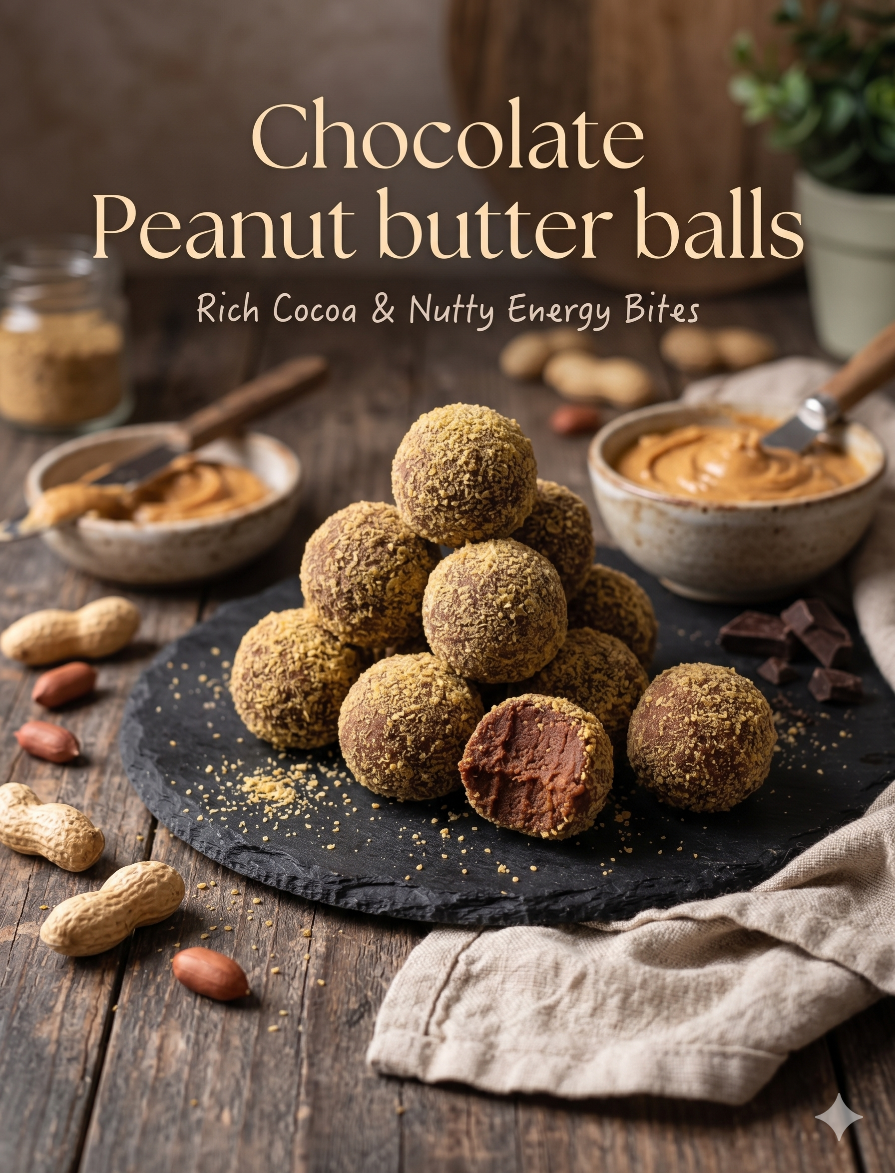 Chocolate Peanut Butter Balls (200 gms)
